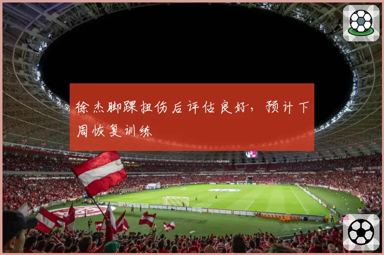 徐杰脚踝扭伤后评估良好,预计下周恢复训练